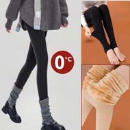 T006 - Extremely thick fur-lined tights 200gr, super thick warm 4-way stretch women's fur-lined tigh