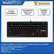 GAMDIAS HERMES E2 87 KEYS 7 COLOR MECHANICAL KEYBOARD