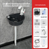 เก้าอี้แบบตั้งได้ Mini Wall-Mounted Plastic Washbasin Sink Bathroom Simple Installation Easy to Clea