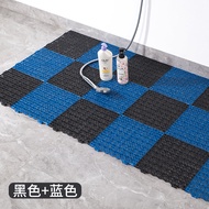 Anti-Slip Large Area Interlocking Hollow out Floor Mat Bathroom Water Resistant Door Mat Outdoor Ent