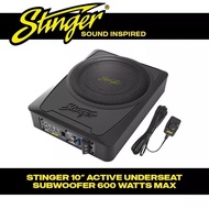 Stinger ST-C1001 10"Inch Car Underseat Active Subwoofer Built In Amplifier