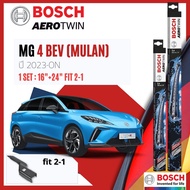 BOSCH AEROTWIN PLUS Wiper Blades Front Pair 16+24 Fit 2-1 For MG 4 Year 2024-NOW mg4 wp