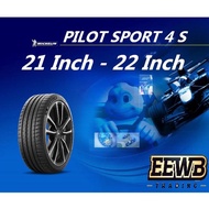 (POSTAGE) MICHELIN PILOT SPORT 4 S NEW CAR TIRES TYRE TAYAR 21/22 INCH