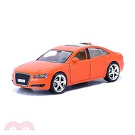 Audi橘-經典豪華炫光合金模型車