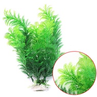 Artificial Water Plant Green Plastic Underwater Grass Fish Tank Aquarium Decor