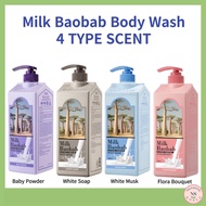 [MILK BAOBAB]Milk Baobab Body Wash 1000ml /500ml 4type Scent From Korea