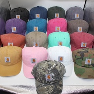 Washed Distressed Soft Top Curved Brim Baseball Cap Camouflage Forest Solid Color Peaked Cap Retro C