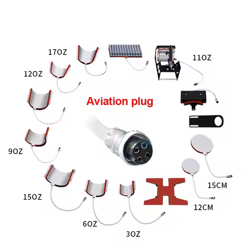 Sublimation Machine Silicone Mug Heating Pad Mat Mug Heat Press Parts For 3oz/6oz/9oz/11oz/12oz/15oz