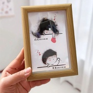 Twins Baby Hair Preservation Storage Box Brother Sisters Souvenir Twins Baby Hair DIY Souvenir Newbo