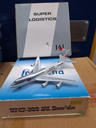少有 1/400 機身拋光日航B747 貨機