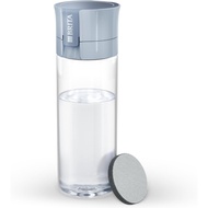 BRITA Water Filter Bottle 600ml / Light Blue Portable Water Bottle with Filter Cartridge Included PF