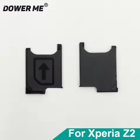 Aocarmo Sim Card Holder Sim Tray Slot For Sony Xperia Z2 L50W D6503 SO-03 Cellphone Replacement Part