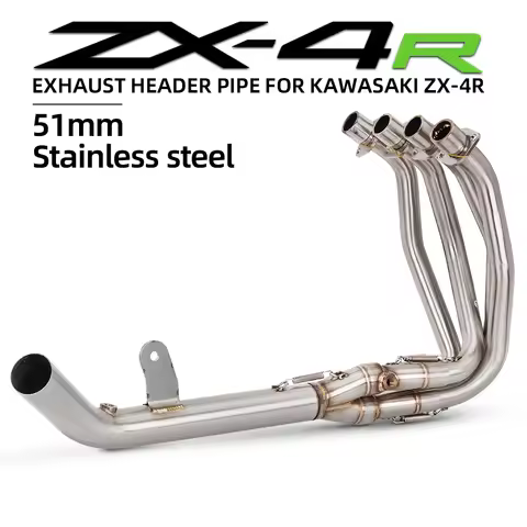 Motorcycle Exhaust full system Escape Modify Front Link Pipe Connect Original Slip On For Kawasaki N