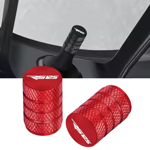 Motorcycle CNC Aluminum Accessories Wheel Tire Valve Port Stem Cap Cover For Aprilia Aprilia Rs 125