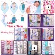 Bedung Baby/ Baby blanket 4pcs