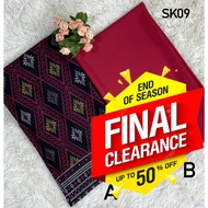 [KAIN PASANG PRINTED] SONGKET MATCHING - SB Line Printed Bidang 45" (0.5M)