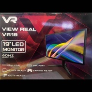 Monitor LED PC CCTV VR View Real 19" VGA & HDMI