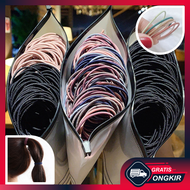 Gratis Ongkir - Ikat Rambut Karet Polos Elastis Gaya Korea Wanita / Karet Rambut / Karet Gelang