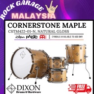 Dixon Cornerstone Maple CSTM422-01 4 Pcs Drum Kit Set Shell Pack