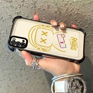 Casing hp For Samsung Galaxy A03s A02s M02s F02s Case Robot Cartoon airbag Kasing silicone Straight 