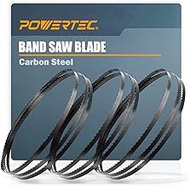 POWERTEC 56-1/8 Inch Bandsaw Blades Assortment for Woodworking, Band Saw Blades Delta 28-180, 28-185