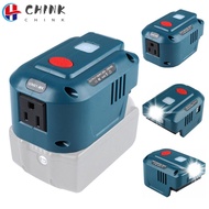 CHINK Battery Adapter Durable Travel with LED Light Dual USB Converter for Makita 18V Li-ion Battery