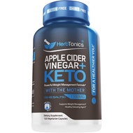 Herbtonics Apple Cider Vinegar Plus Keto BHB 120 Caps