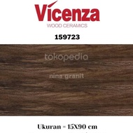 GRANIT KERAMIK LANTAI/PARKIT/TERAS/CARPORT MOTIF KAYU 15X90 VICENZA