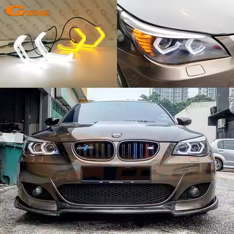 For BMW 5 Series E60 E61 525i 528i 530i 535i 545i 550i M5 Ultra Bright Concept M4 Iconic Style LED A