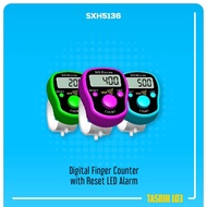 SXH5136 LCD Display Alarm Count Reset Finger Counter Tasbih Digital
