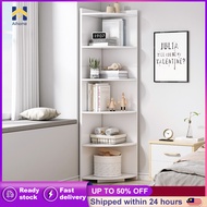 【aihome】 Bookshelf Corner Storage Shelf Living Room Wall Corner Cabinet  Bedroom Bookcase Storage Sh