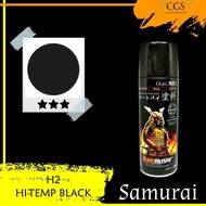 Terlariss !!! Pilox ANTI PANAS Knalpot HITAM DOFF Samurai H2 300ml - Pilok anti panas knalpot - pilo