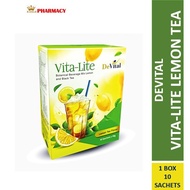 DETOX VITA-LITE LEMON TEA DE VITAL 10SACHETS X 10G /BOX ( GUT CLEANSING )
