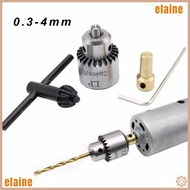 ELAINE Micro Motor With Chuck Key Professional Mini Electric Motor Shaft