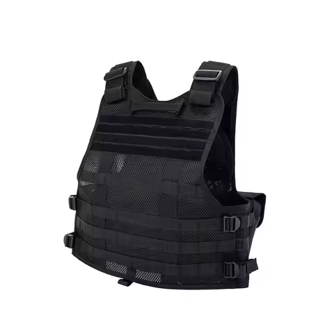 Tactical vest mesh multi pocket patrol security vest with adjustable vest