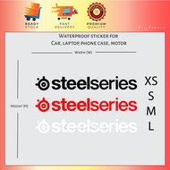 SteelSeries Sticker Reflective gaming Stiker laptop desktop Kereta car Waterproof Motor Laptop Helmet Vinyl Decal