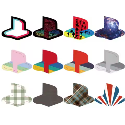 DATA FROG 12PCS Logo Skin Sticker For PS5 Custom Vinyl Decal Underlay Retro Classic Style For PlaySt