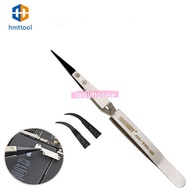Original New JAKEMY T10-12 Stainless Steel Precision Anti-static Electronic Tweezers Curved & Straig