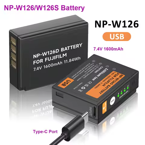 NP W126S NP W126 USB Battery for Fujifilm Fuji X-PRO1 XPro1 X-PRO2 X-A1/A2/A3/A10 XT20 X-T1 XT1 HS30