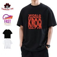 World Famous KROQ 106.7 FM Radio Station Logo Summer Short Sleeve T-Shirt