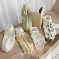 Dorothy Stockings House - Women's Summer Glass & Crystal Silk Lace Socks