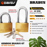Brabus Yellow GT 60 Anti-Theft Home Fence Padlock