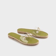 PROMO - URBAN&CO ESSENTIALS SANDAL FEMI GREEN