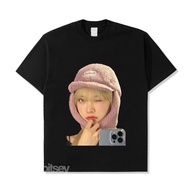 (LE Sserafim) OVERSIZE T-SHIRT KPOP SERIES KAOS LE SSERAFIM SAKURA CHAEWON YUNJIN KAZUHA EUNCHAE - B