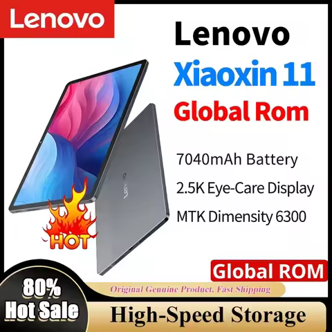 Lenovo Xiaoxin Pad 11 2025 Global ROM 2.5K 11 Inch Dimensity 6300 WIFI Google Play Android Tablet