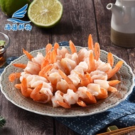【海揚鮮物】(免運) 開背鮮甜鳳尾蝦 5入超值組(300g/包)_無膨發 新鮮剝殼 保留蝦尾 急速冷凍鎖鮮 白蝦仁