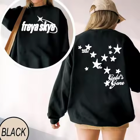 Vintage Freya Skye Golds Gone Sweatshirt Descendants Zombies Worlds Collide Shirt Retro Tour Hoodie 