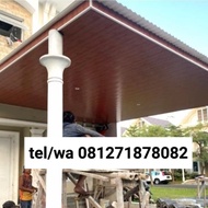 kanopi atap alderon + plafon PVC