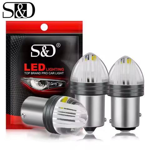 1pc 1200LM 1156 BA15S LED P21W LED Bulb P21/ 5W 1157 BAY15D LED R5W R10W 3D LEN Car Turn Signal Brak