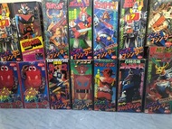 現貨60CM大膠 原型彩色大紙盒發售（專業團隊傾力製作 60CM 大膠 原型彩色大紙盒補完計劃第3彈，POPY 東映 70年代 經典外盒、廣告 100%完全移殖）角色包括圖中現貨：V型電磁俠、菠蘿5號